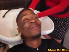 Hair stylist likes cock style the best