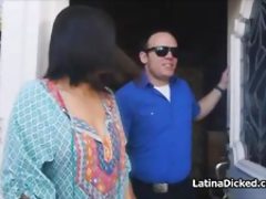 Bigtit cheats in front of blind hubby