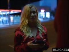 BLACKEDRAW Boyfriend with cuckold fantasy shares his blonde girlfriend