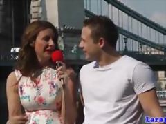 British milf doggystyled while in stockings